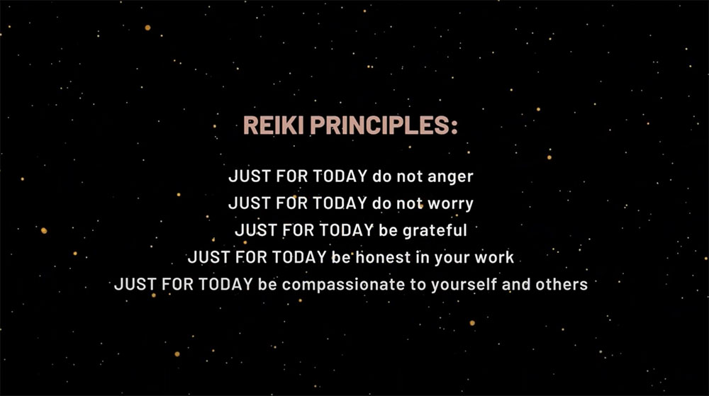 5 Reiki Principles Image