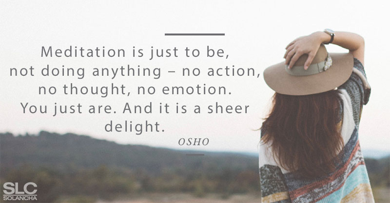 Osho about meditation image