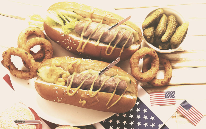 vegan hotdogs image