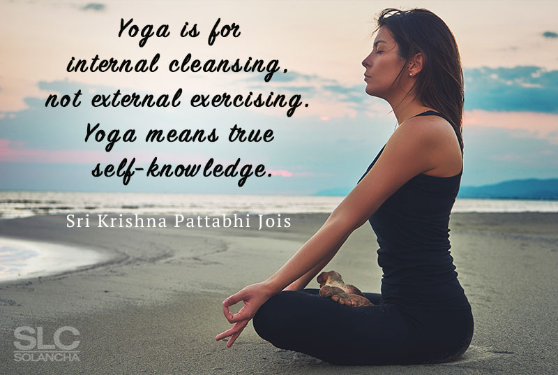 Yoga quote self-knowledge image