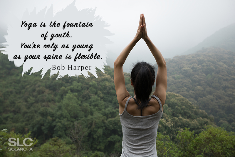 Yoga quote spine image