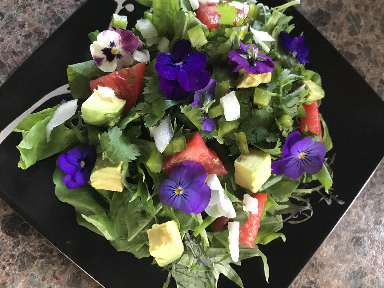 flower salad image
