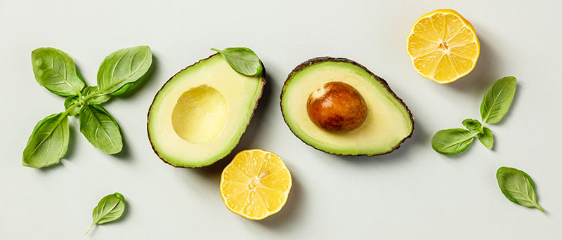 Avocado lemon and basil image