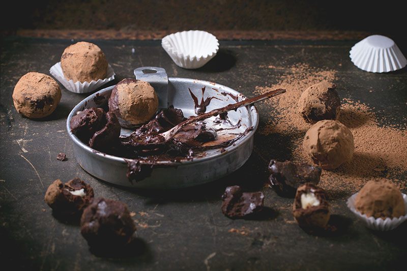 Chocolate truffles image