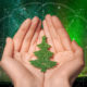 eco-friendly christmas tree image
