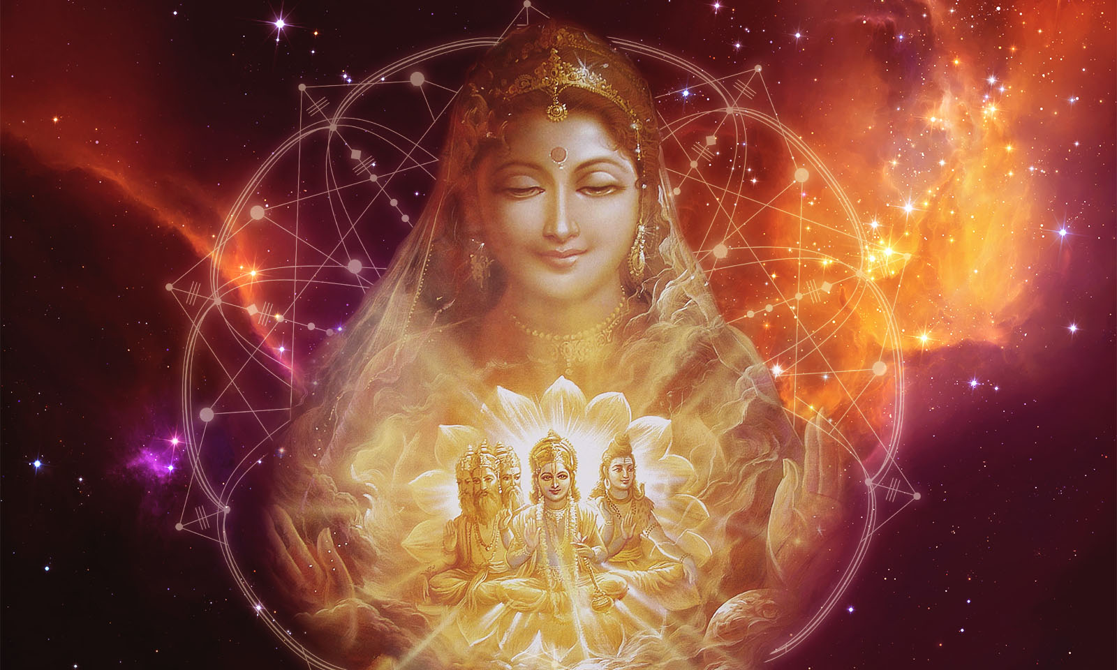 Image result for cosmic form of goddess