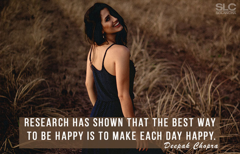 Deepak Chopra Quote About Happiness Image