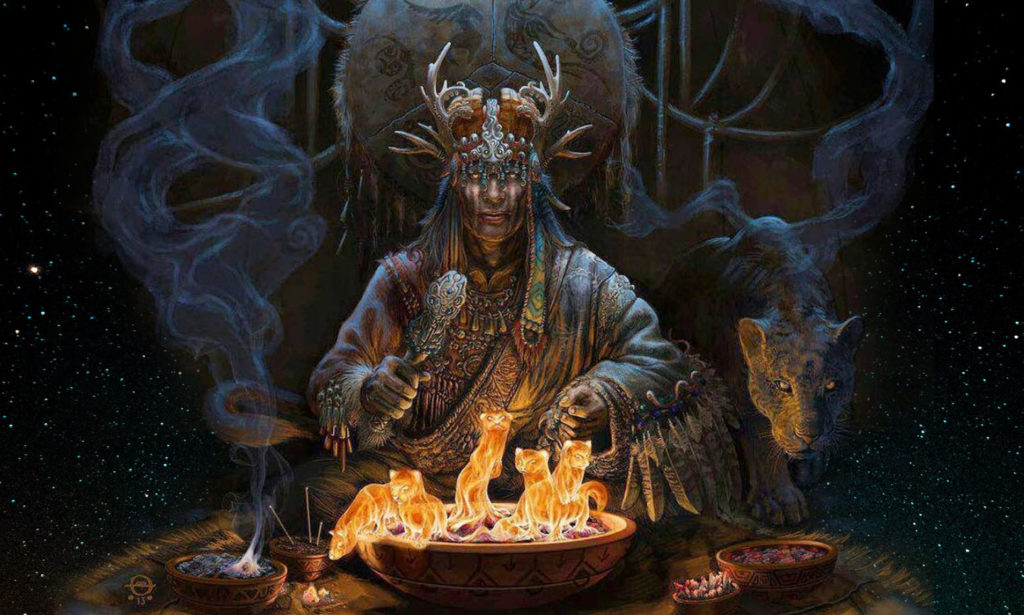 Shamanic ritual image