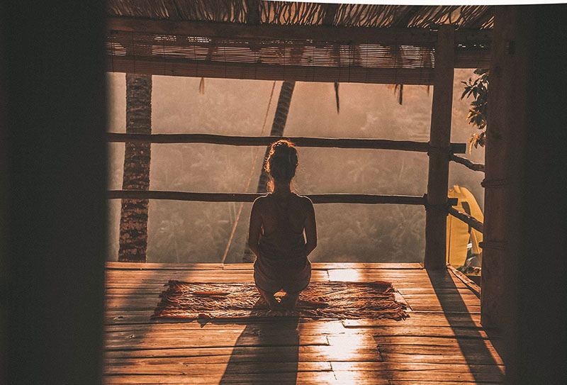 Bali meditation image