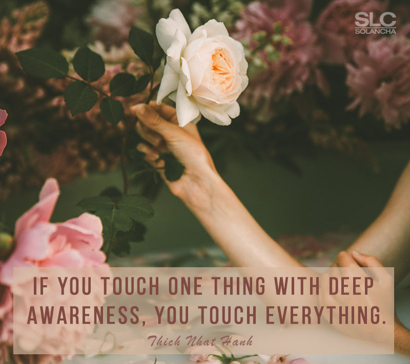 Thich Nhat Hanh Awareness Quote Image