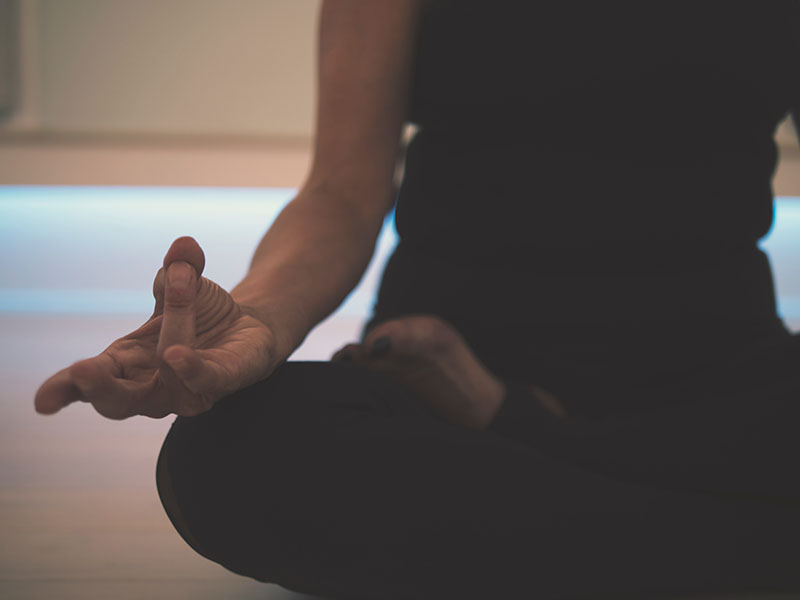 Iyengar yoga practice image