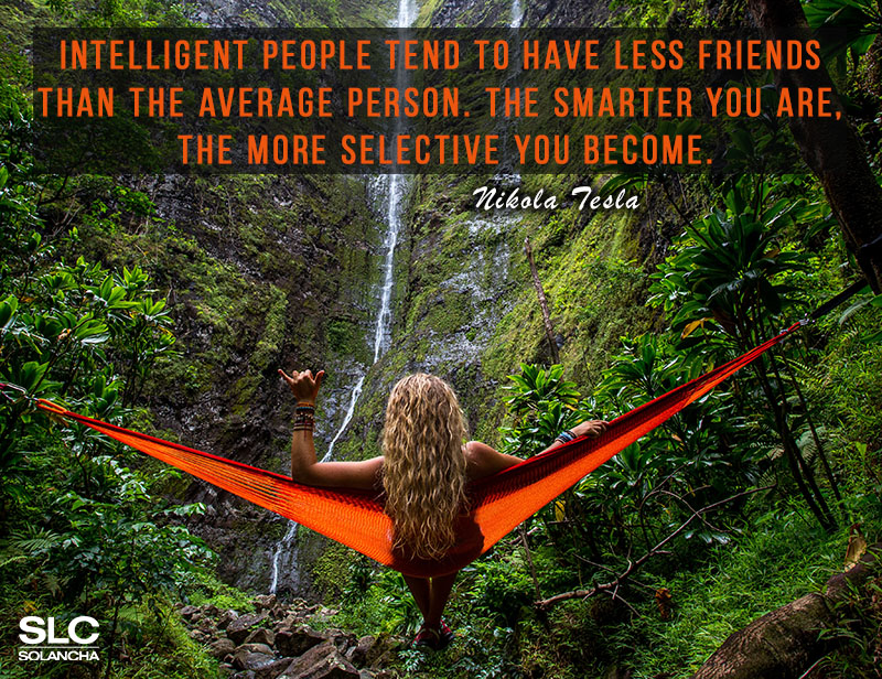 Nikola Tesla Quote About Intelligent people image