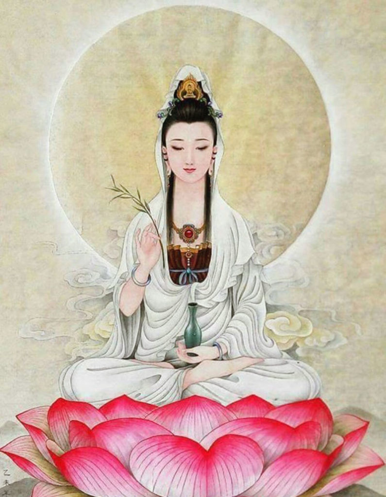 Guan Yin With a Willow Branch Image