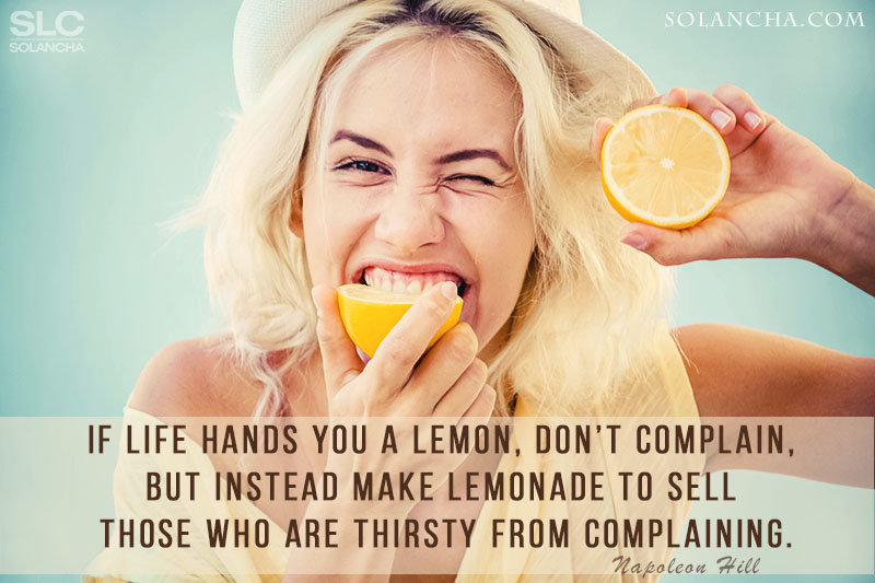 Lemon and Lemonade Quote Image