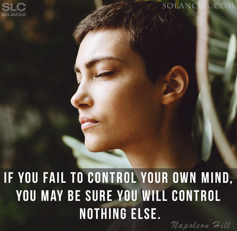 Napoleon Hill Quote About Mindfulness Image