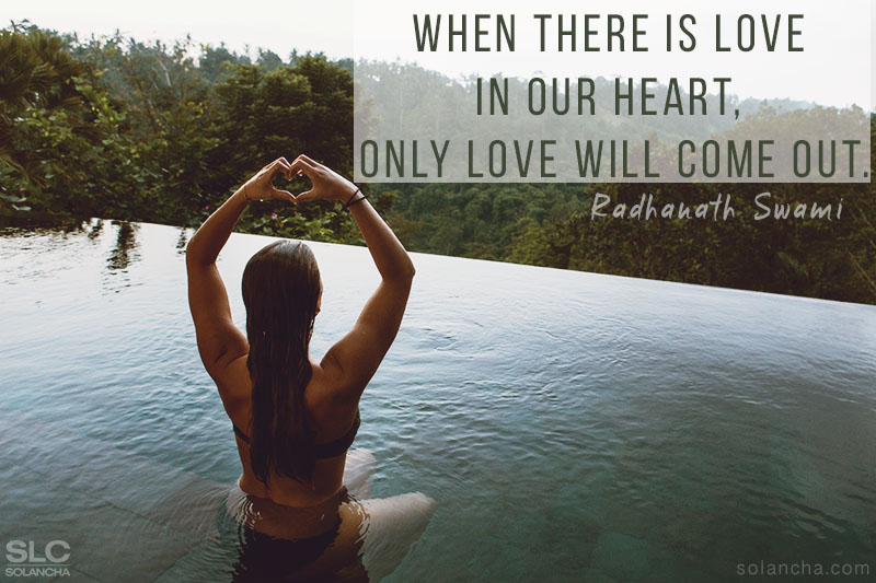 Radhanath Swami Quote On Love Image