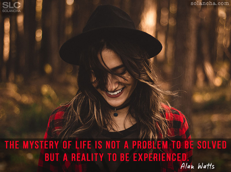 Alan Watts Quote On Mystery Of Life Image