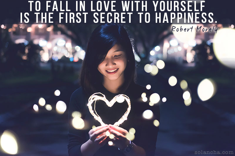fall in love with yourself image