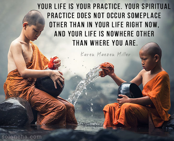 spiritual practice quote image