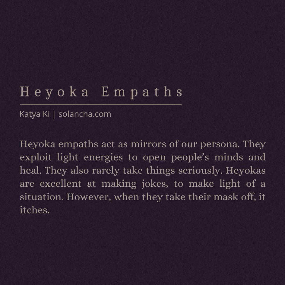 heyoka empath quote image