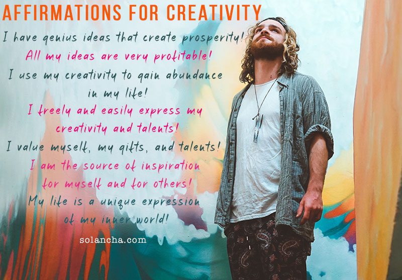 affirmations for creativity image