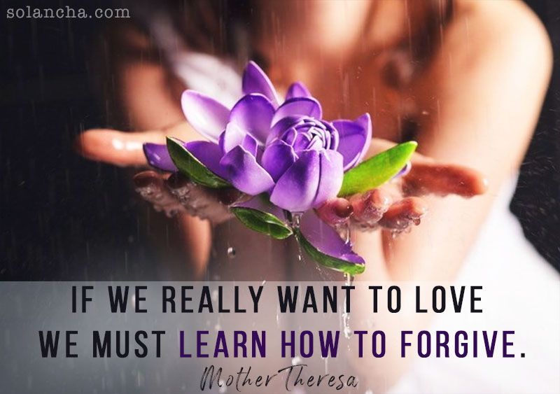 Mother Theresa quote about forgiveness image