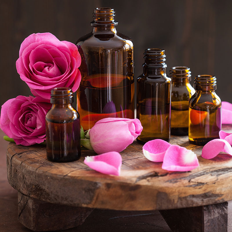 rose essential oil for romance image