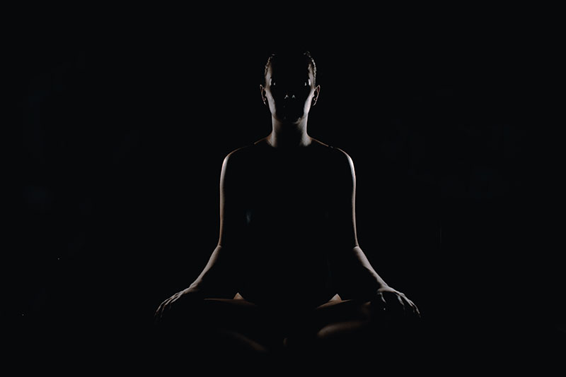 Deep meditation practice image