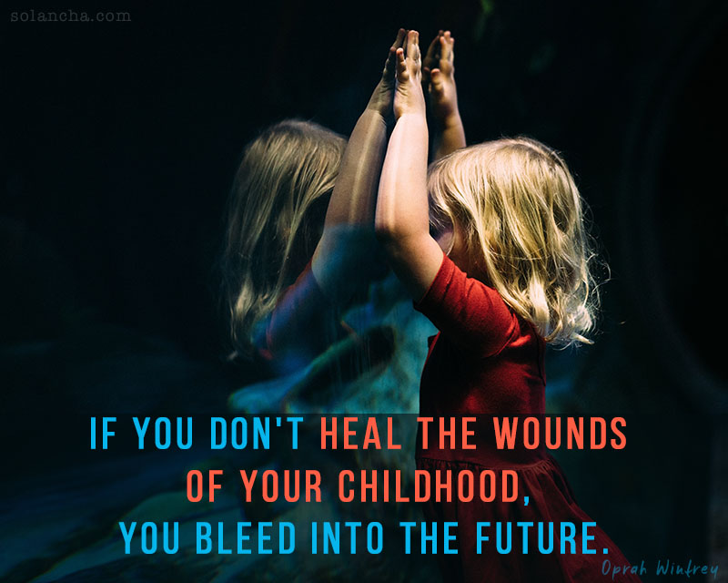 childhood wounds healing quote Image