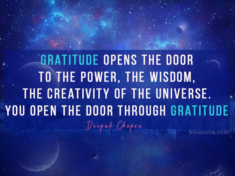 inspirational quote about gratitude image