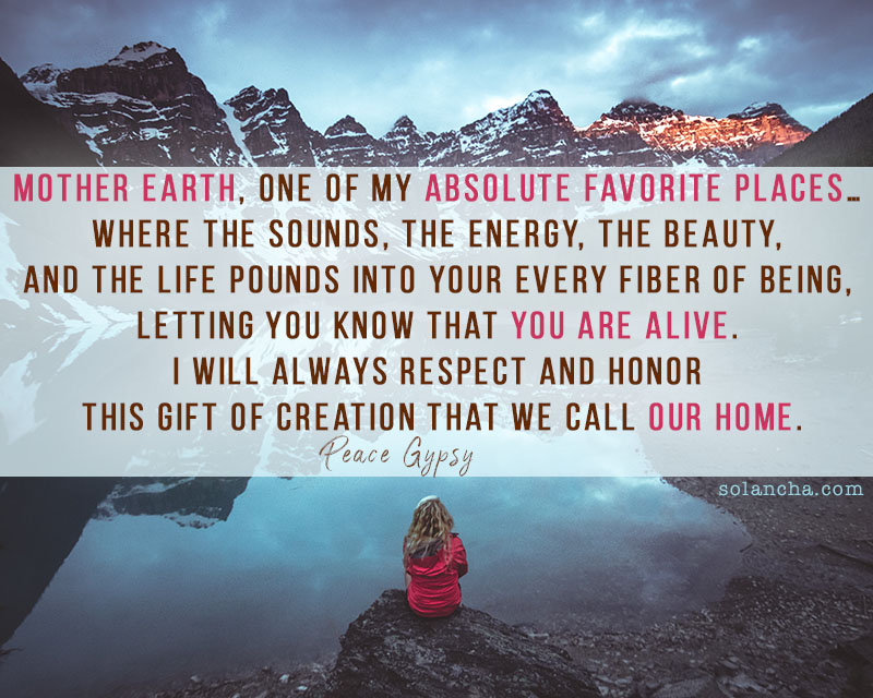 Mother Earth Quote Image