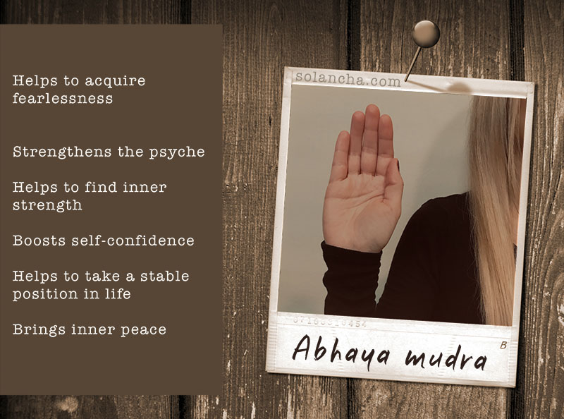 Abhaya mudra image