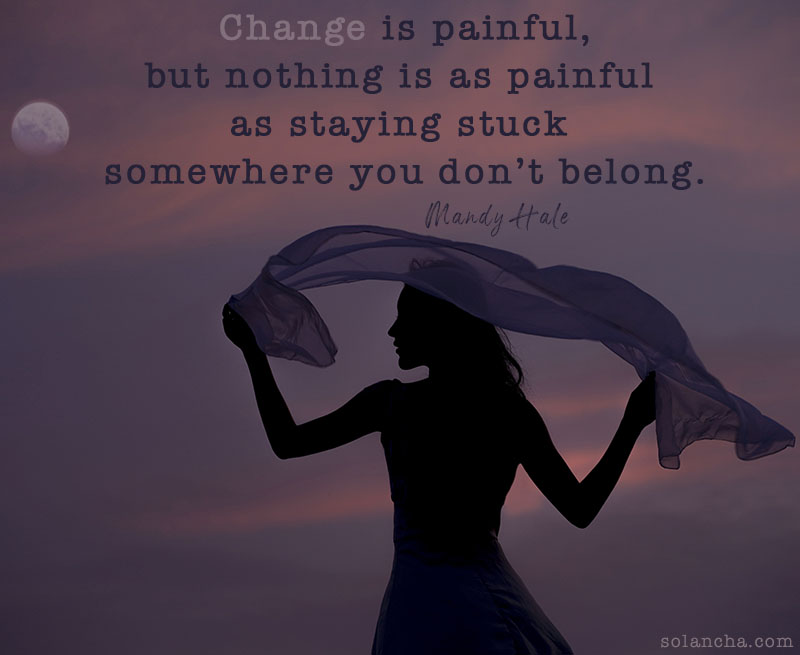 Mandy Hale Inspirational Quote About Change Image