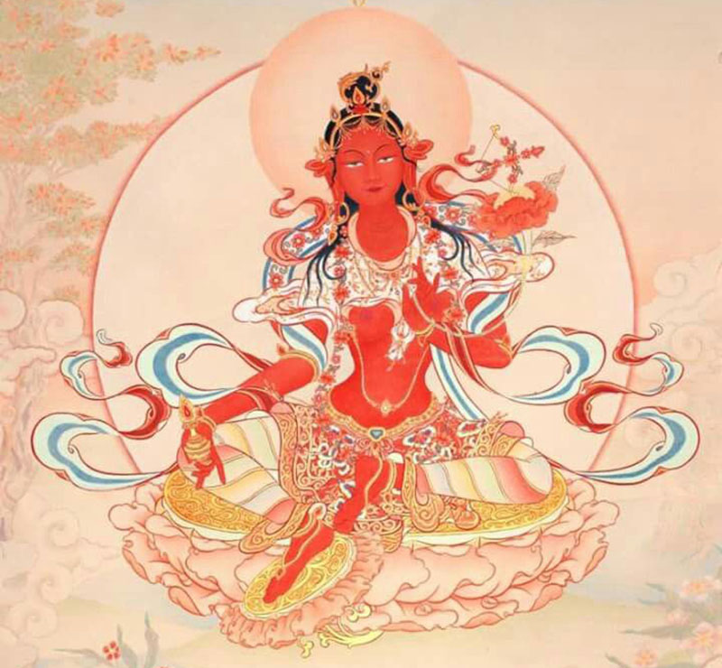 Red Tara Mantra Image