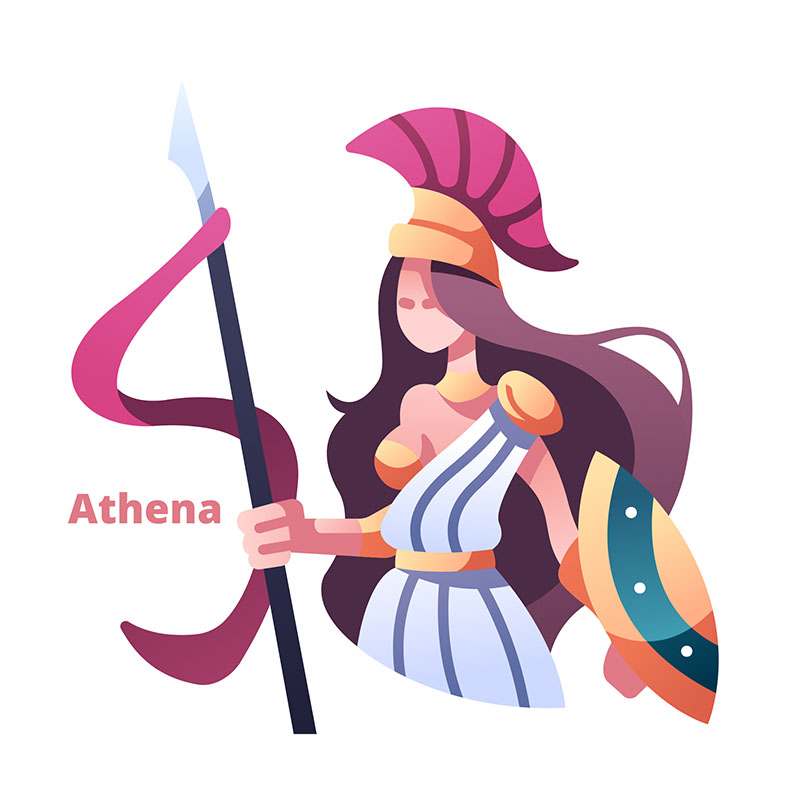 Athena Goddess Female Archetype Image