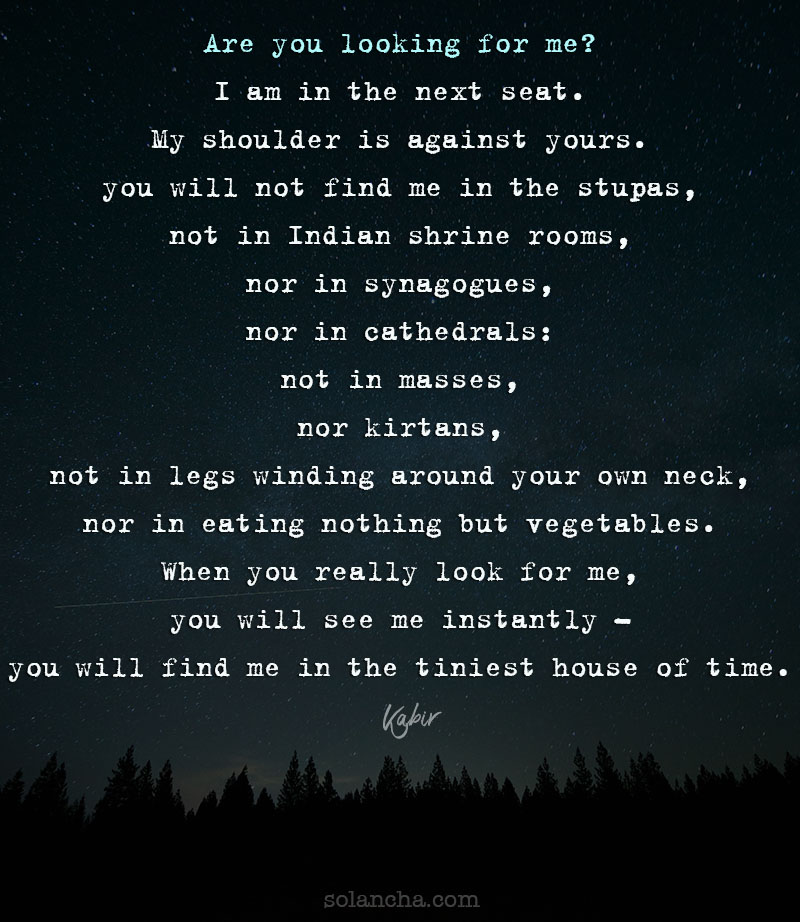 Kabir poem image