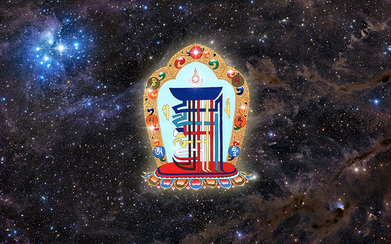 Tibetan symbol natural disaster protection Image