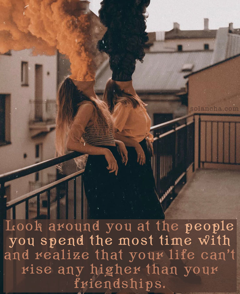 toxic friendship quote image