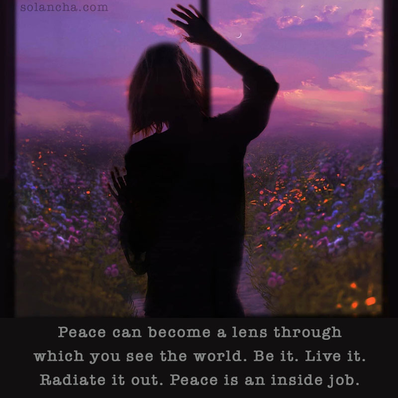 Wayne Dyer Quote On Peace Image