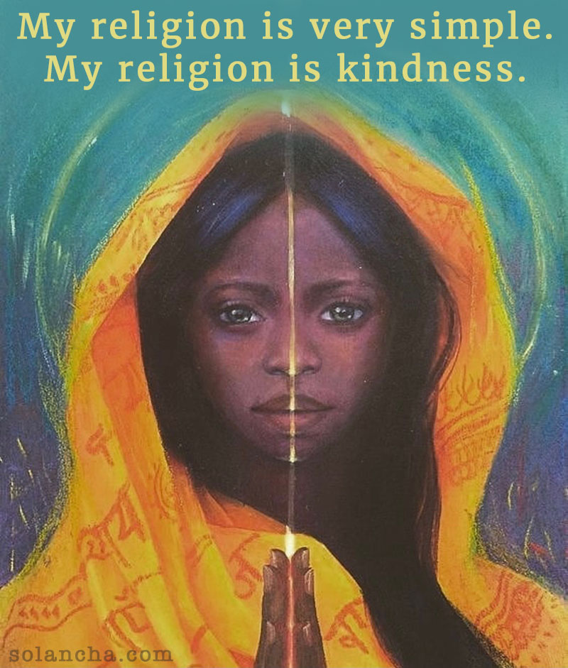 my religion is kindness imagine