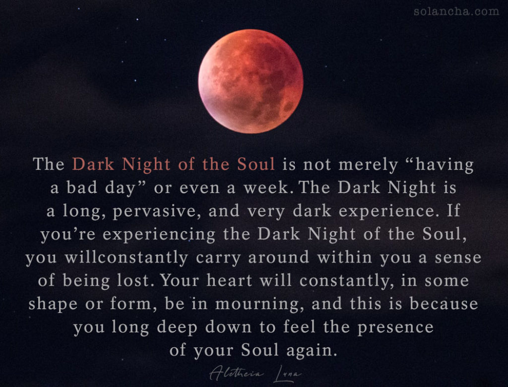 dark night of the soul quote image