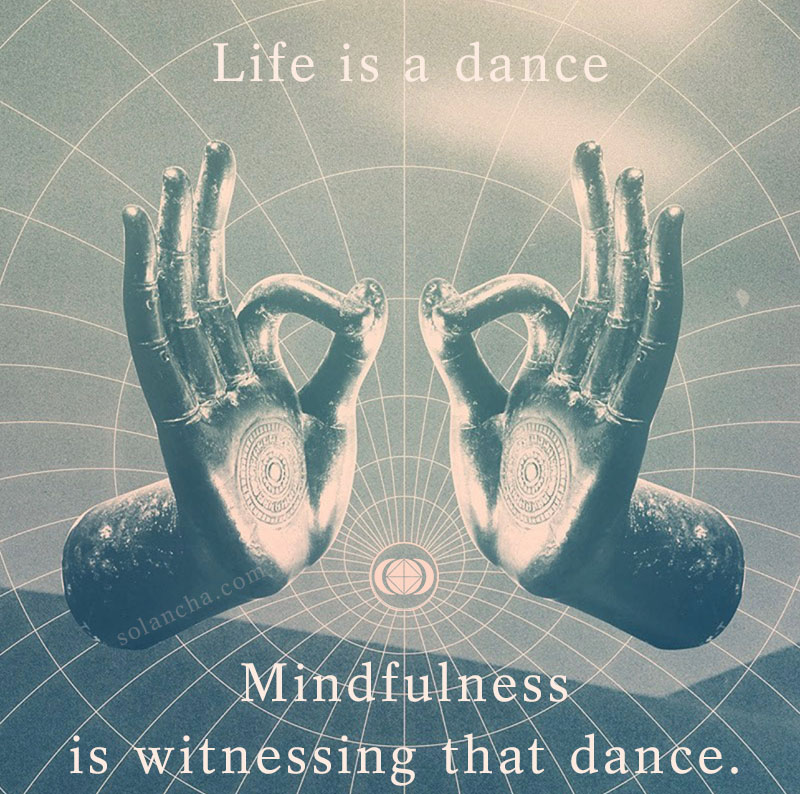 Mindful living quote image