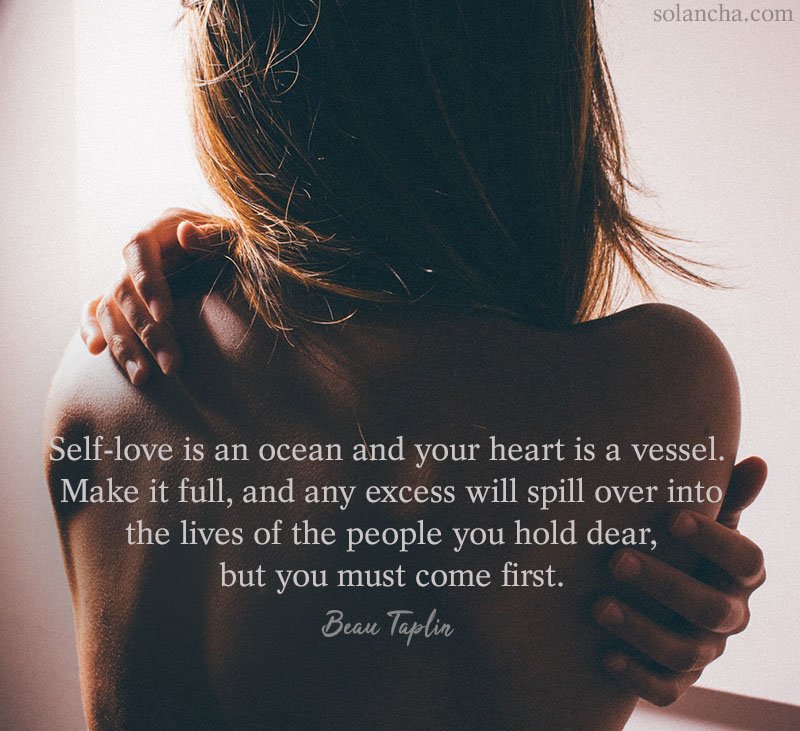 self-love quote beau taplin image