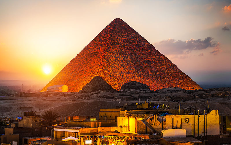 Pyramid of Giza Earth Chakras Image