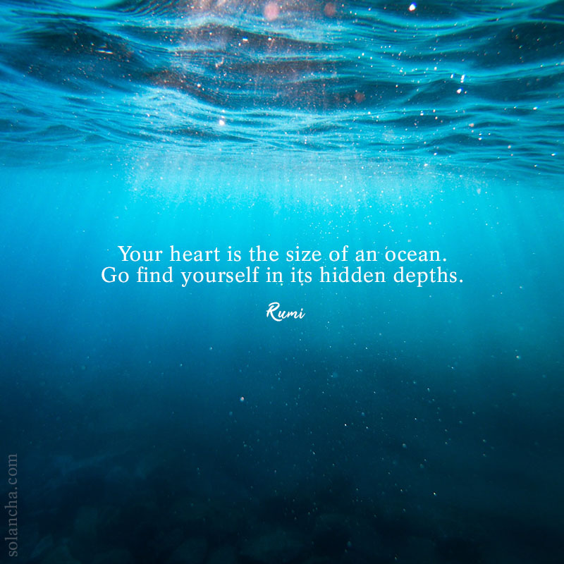 Rumi self-discovery quote image