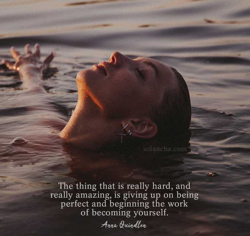 quote on becoming yourself image