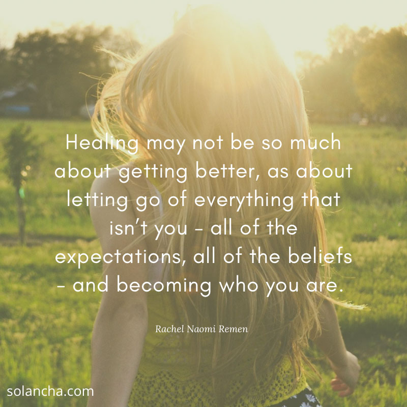 self-healing journey quote image