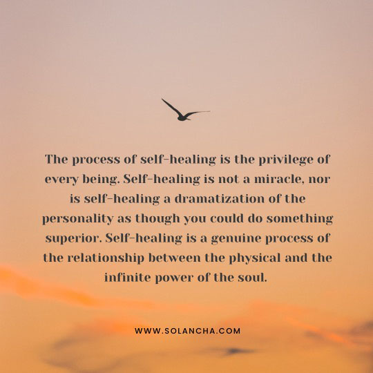 self-healing quote image