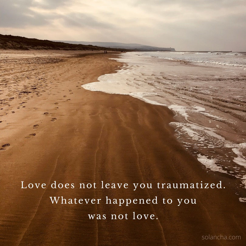 Love Trauma Quote Image