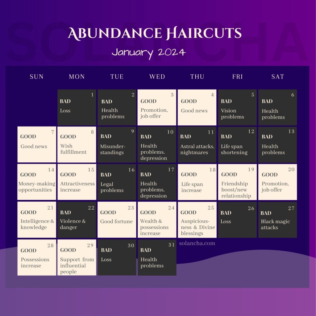 Abundance Haircuts January 2024 Image